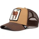czapki-curva-brazowy-snapback-the-farm-de-goorin-bros