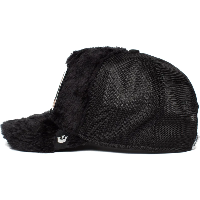 czapki-curva-czarny-snapback-dla-dziecka-de-borreguillo-mono-peluche-bananas-little-nanner-the-farm-the-farm-de-goorin-bros czapki-curva-czarny-snapback-dla-dziecka-de-borreguillo-mono-peluche-bananas-little-nanner-the-farm-the-farm-de-goorin-bros