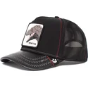 czarna-czapka-trucker-dla-chlopca-z-dinozaurem-t-rex-little-monster-the-farm-od-goorin-bros