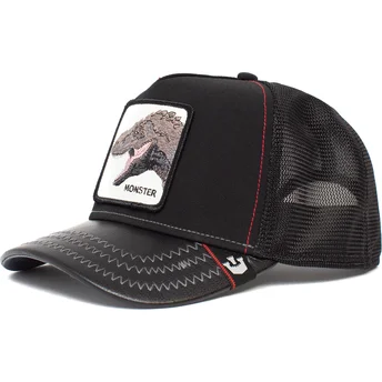 czarna-czapka-trucker-dla-chlopca-z-dinozaurem-t-rex-little-monster-the-farm-od-goorin-bros
