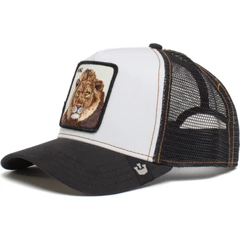 czapka-trucker-biala-i-czarna-dla-chlopca-lew-king-little-roar-the-farm-od-goorin-bros