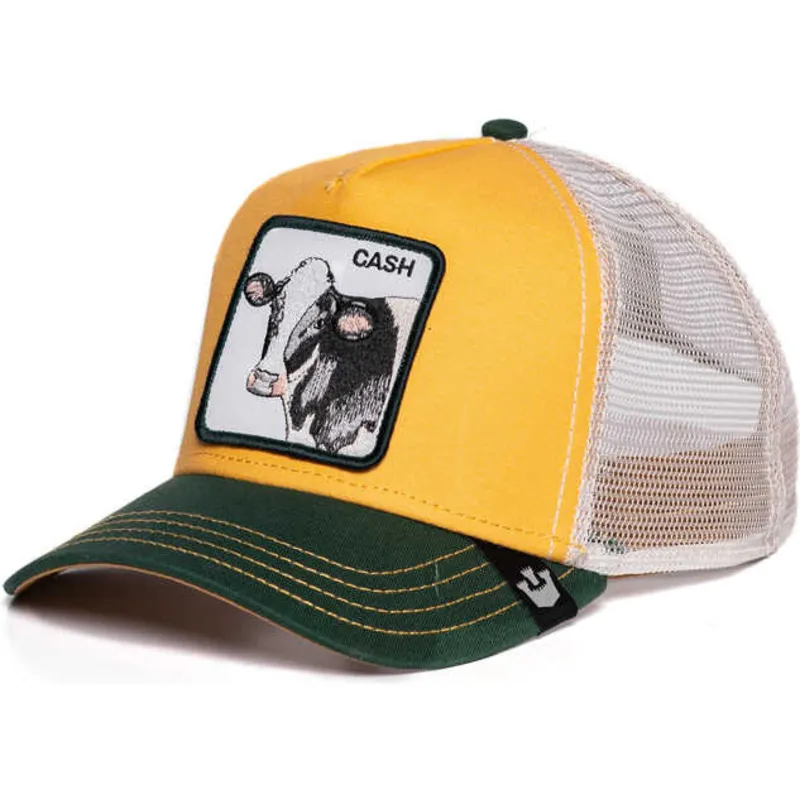czapki-curva-zolty-snapback-the-farm-de-goorin-bros