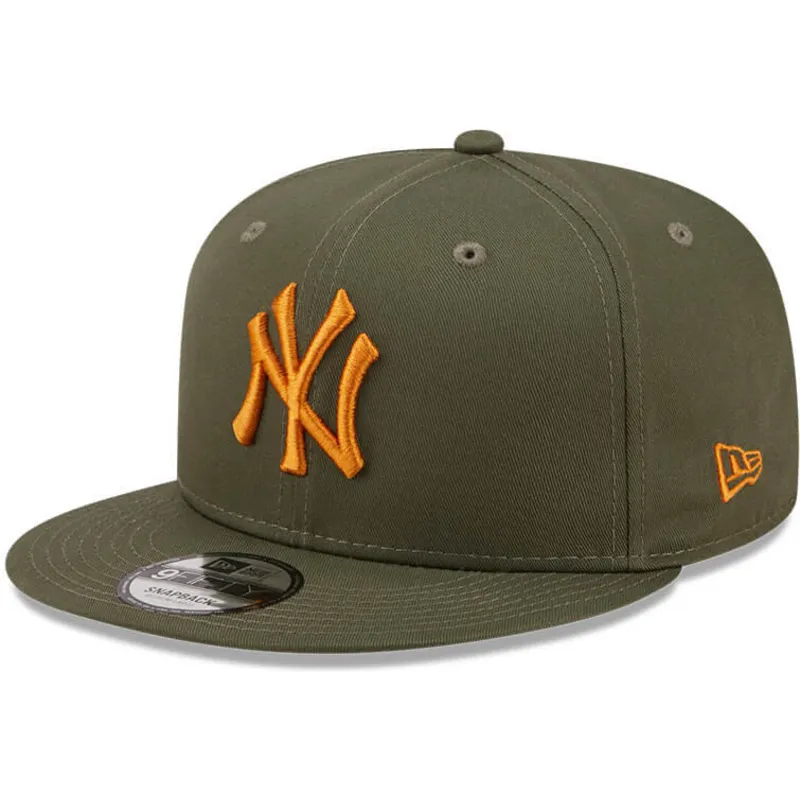 czapki-plana-zielony-snapback-9fifty-league-essential-new-york-yankees-mlb-new-era