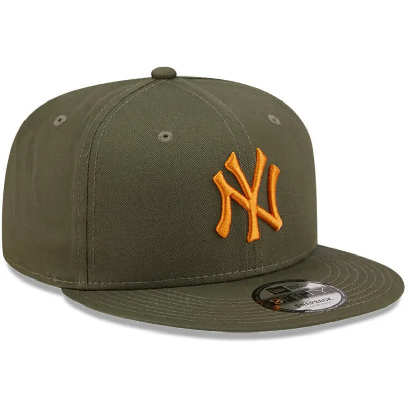 czapki-plana-zielony-snapback-9fifty-league-essential-new-york-yankees-mlb-new-era