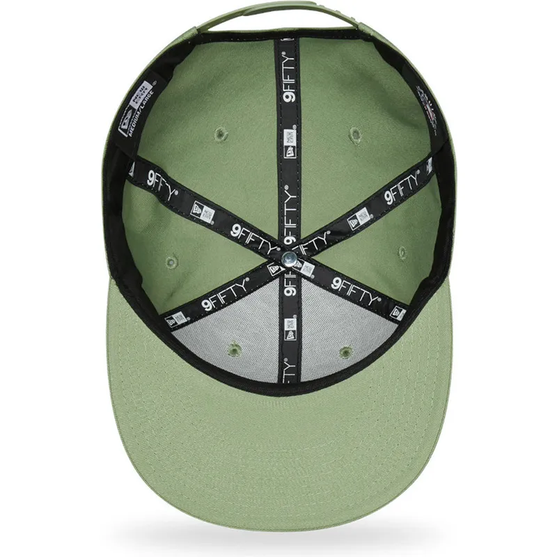 czapki-plana-zielony-snapback-negro-9fifty-league-essential-new-york-yankees-mlb-new-era