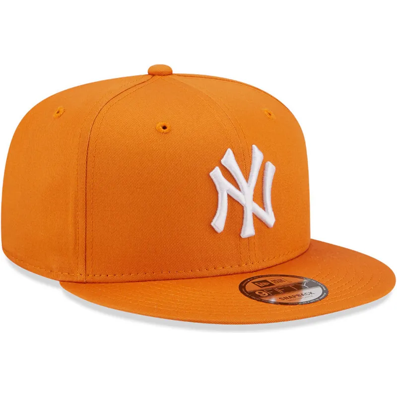 czapki-plana-pomaranczowy-snapback-9fifty-league-essential-new-york-yankees-mlb-new-era