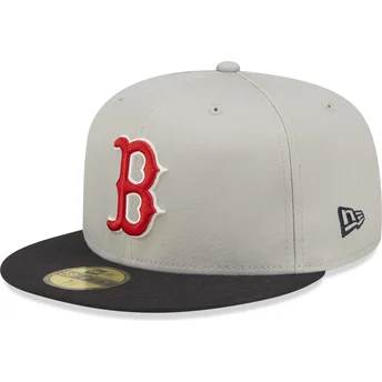 szara-i-czarna-dopasowana-czapka-z-daszkiem-59fifty-world-series-boston-red-sox-mlb-new-era