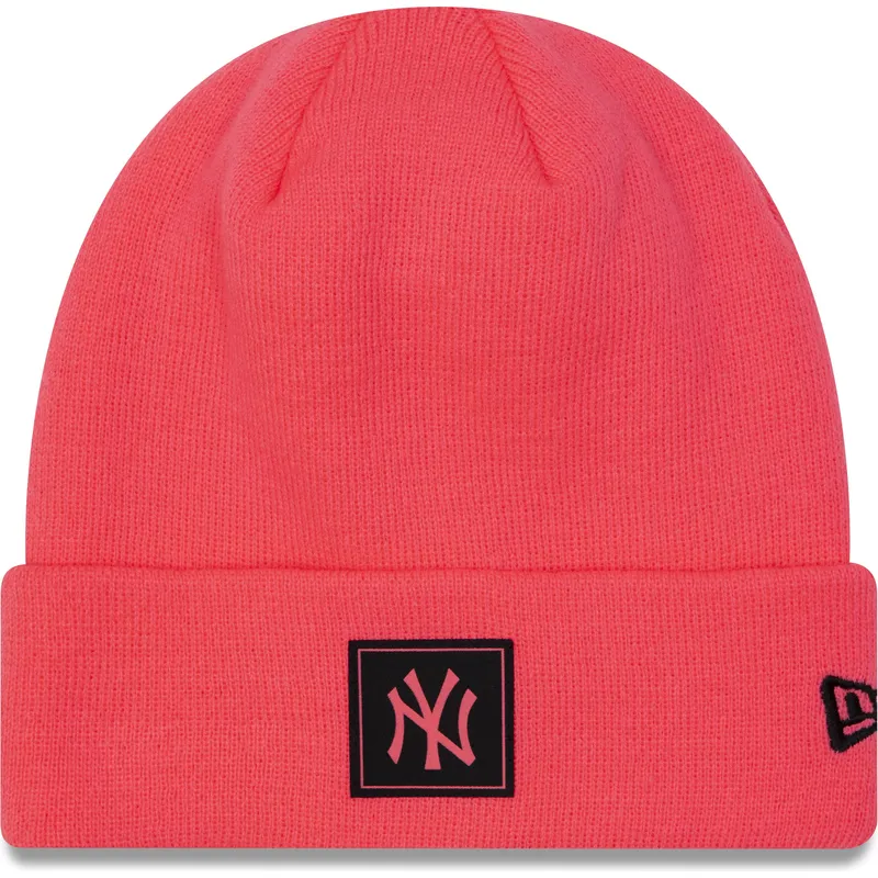 czapki-roz-neon-team-cuff-new-york-yankees-mlb-new-era