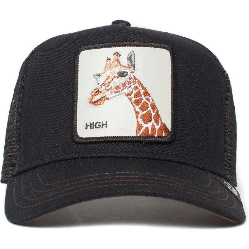 czapka-trucker-czarna-zyrafa-high-the-giraffe-the-farm-od-goorin-bros
