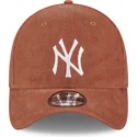 brazowa-czapka-z-zakrzywionym-daszkiem-39thirty-cord-new-york-yankees-mlb-od-new-era