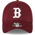 czapki-curva-czerwony-dopasowany-39thirty-cord-boston-red-sox-mlb-new-era