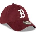 czapki-curva-czerwony-dopasowany-39thirty-cord-boston-red-sox-mlb-new-era