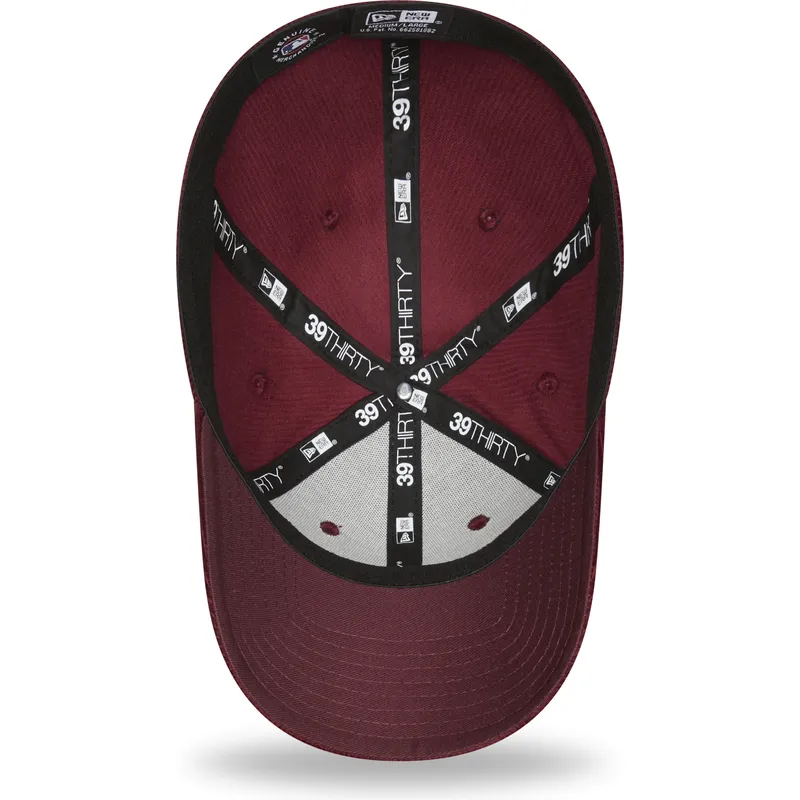 czapki-curva-czerwony-dopasowany-39thirty-cord-boston-red-sox-mlb-new-era