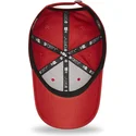 ciemnoczerwona-zakrzywiona-czapka-regulowana-9forty-league-essential-new-york-yankees-mlb-od-new-era