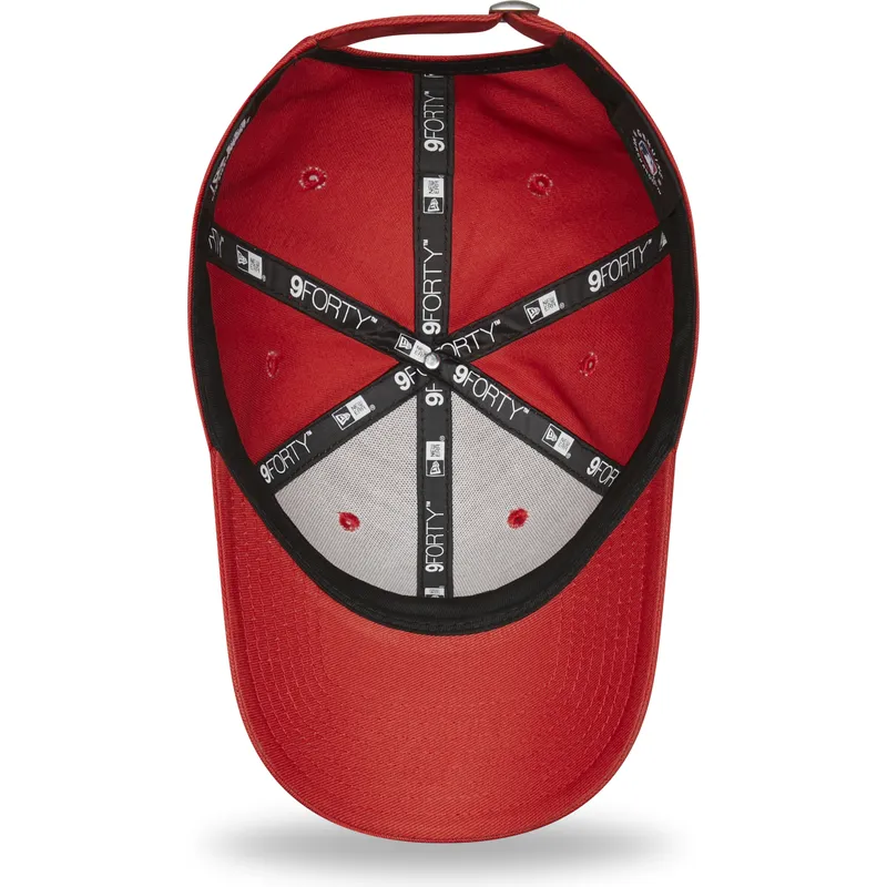 czapki-curva-czerwony-tasma-regulowana-9forty-league-essential-new-york-yankees-mlb-new-era