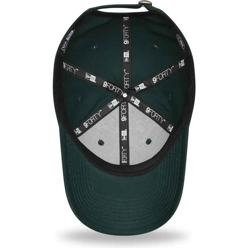 czapki-curva-zielony-tasma-regulowana-marron-9forty-league-essential-los-angeles-dodgers-mlb-new-era