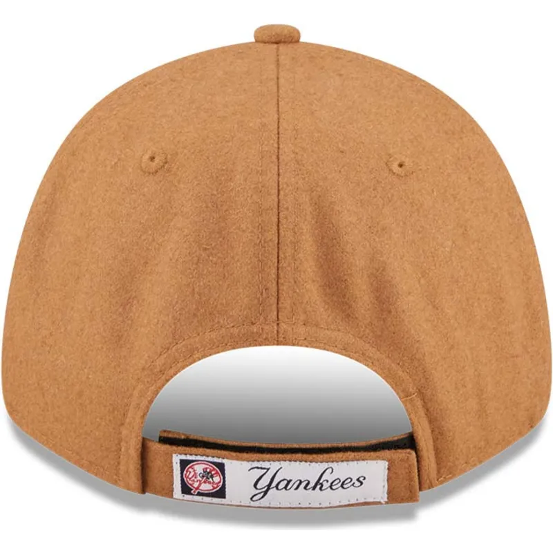 czapki-curva-brazowy-tasma-regulowana-9forty-the-league-melton-wool-new-york-yankees-mlb-new-era
