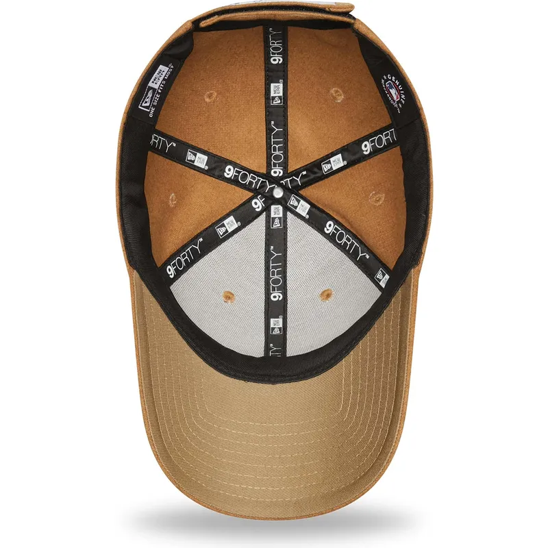 czapki-curva-brazowy-tasma-regulowana-9forty-the-league-melton-wool-new-york-yankees-mlb-new-era