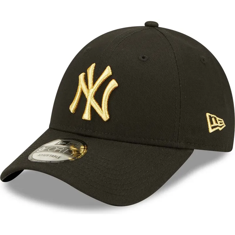 czapki-curva-czarny-tasma-regulowana-dorado-9forty-metallic-new-york-yankees-mlb-new-era czapki-curva-czarny-tasma-regulowana-dorado-9forty-metallic-new-york-yankees-mlb-new-era