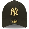 czapki-curva-czarny-tasma-regulowana-dorado-9forty-metallic-new-york-yankees-mlb-new-era