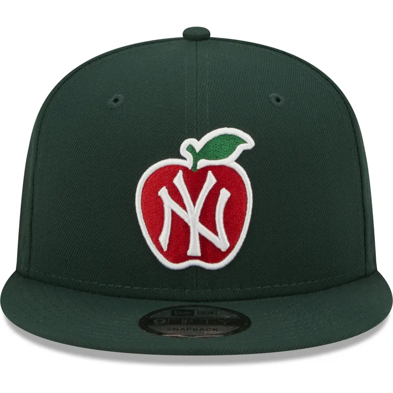 czapki-plana-zielony-snapback-9fifty-ny-apple-new-york-yankees-mlb-new-era