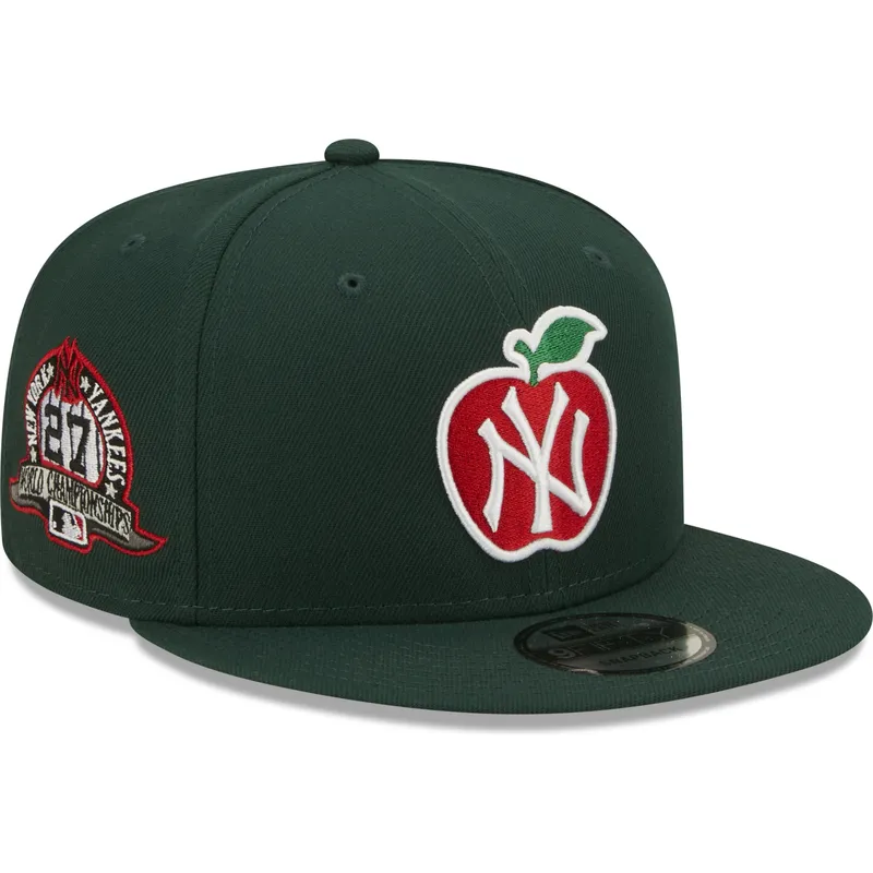 czapki-plana-zielony-snapback-9fifty-ny-apple-new-york-yankees-mlb-new-era