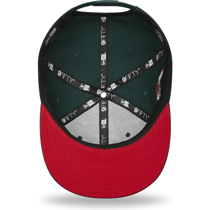 czapki-plana-zielony-snapback-9fifty-ny-apple-new-york-yankees-mlb-new-era