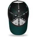 new-era-curved-brim-black-logo-9forty-plaid-los-angeles-dodgers-mlb-dark-green-adjustable-cap