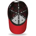 czerwona-zakrzywiona-czapka-z-regulacja-z-czarnym-logo-9forty-plaid-boston-red-sox-mlb-marki-new-era
