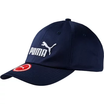 Granatowa, regulowana czapka z daszkiem Fundamentals od Puma