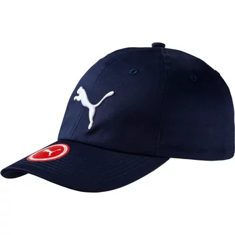 Niebieska, regulowana czapka z daszkiem Essentials od Puma
