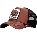czapki-curva-brazowy-snapback-the-farm-de-goorin-bros