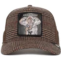 czapki-curva-brazowy-snapback-the-farm-de-goorin-bros