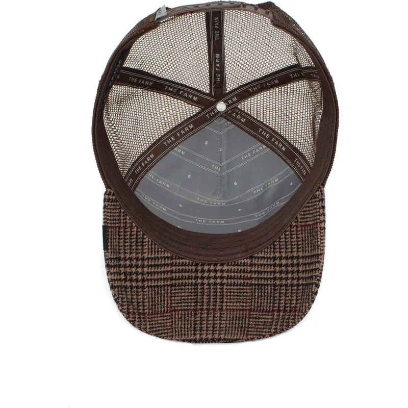 czapki-curva-brazowy-snapback-the-farm-de-goorin-bros