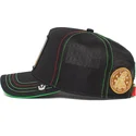 czarna-i-zielona-czapka-trucker-z-motywem-stonogi-one-hundred-bug-blaster-the-farm-od-goorin-bros