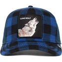 niebiesko-czarna-czapka-trucker-z-wilkiem-lone-wolf-code-blue-the-farm-od-goorin-bros