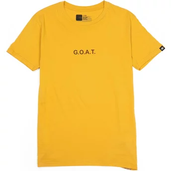 Żółta koszulka z krótkim rękawem G.O.A.T. Kozia Bródka z farmy Goorin Bros.