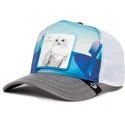 gorra-trucker-niebiesko-szara-sowa-sniezna-ice-cold-geometric-iceberg-the-farm-od-goorin-bros