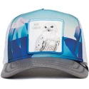 gorra-trucker-niebiesko-szara-sowa-sniezna-ice-cold-geometric-iceberg-the-farm-od-goorin-bros