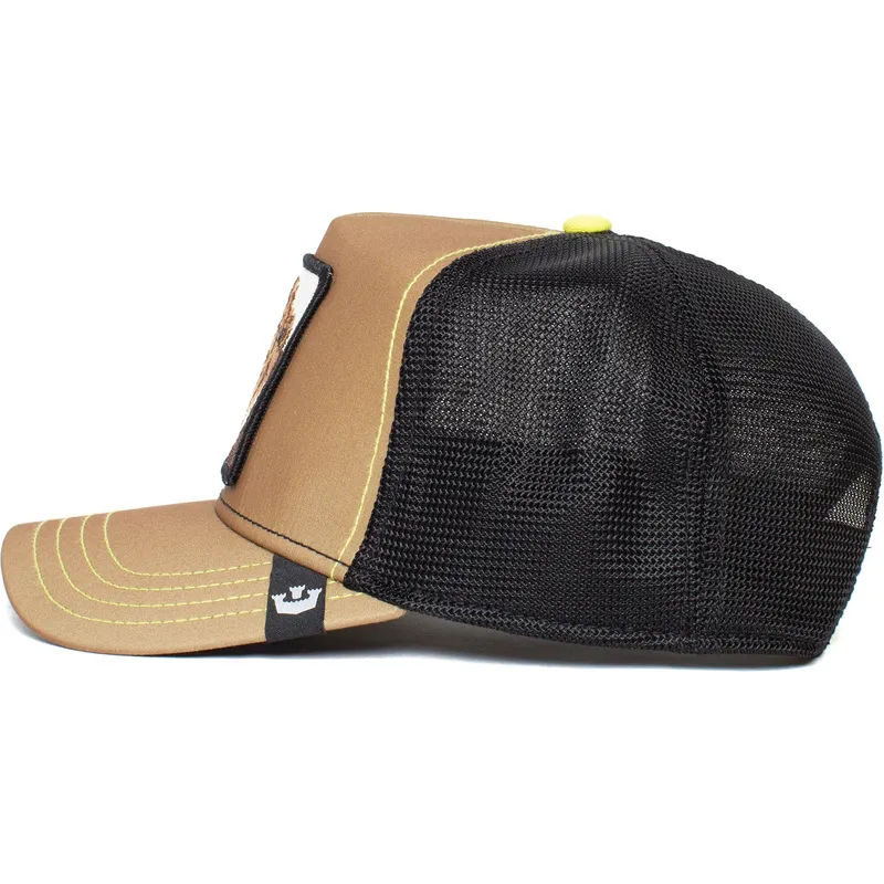 czapki-curva-brazowy-snapback-the-farm-de-goorin-bros