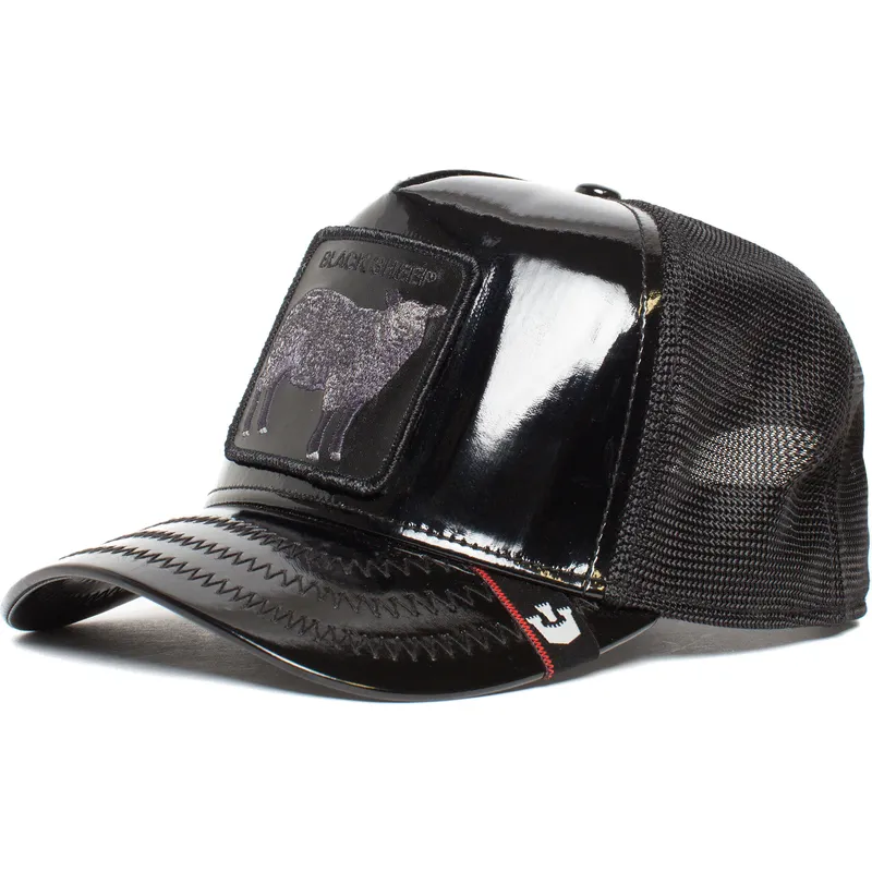 czapki-curva-czarny-snapback-the-farm-de-goorin-bros