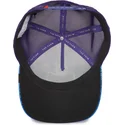 czapka-truckerka-niebiesko-fioletowa-z-syjamska-rybka-bojowa-fighter-blue-light-metallic-the-farm-od-goorin-bros
