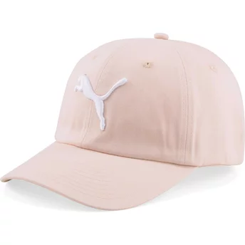 Różowa, regulowana czapka z daszkiem Essentials Cat Logo od Puma