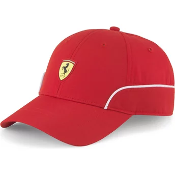 Czerwona, regulowana czapka z daszkiem SPTWR Race B od Ferrari Formula 1 od Puma