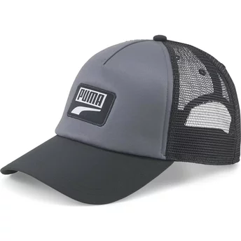 Czarna czapka typu trucker snapback z logo Pumy