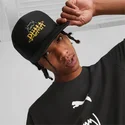 czarna-czapka-trucker-snapback-basketball-puma