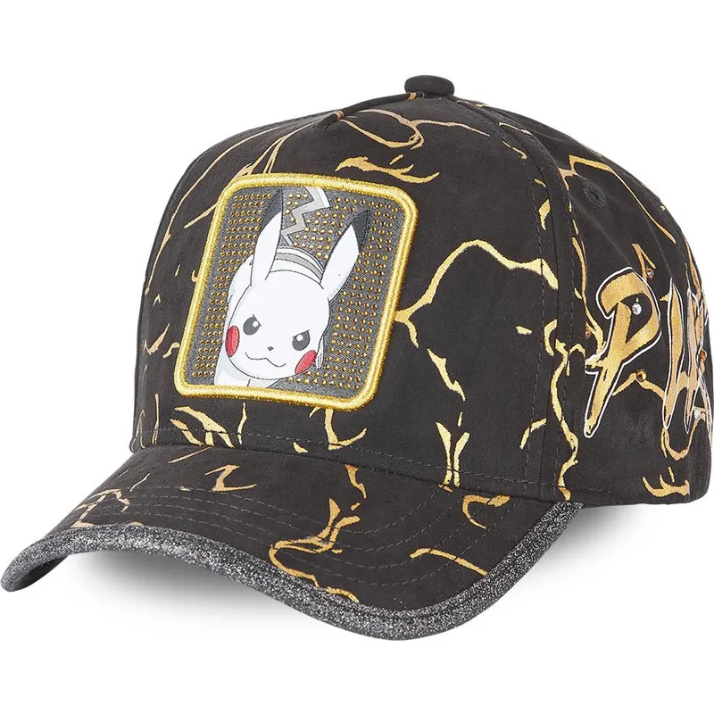 czapki-curva-czarny-tasma-regulowana-pikachu-pokemon-capslab