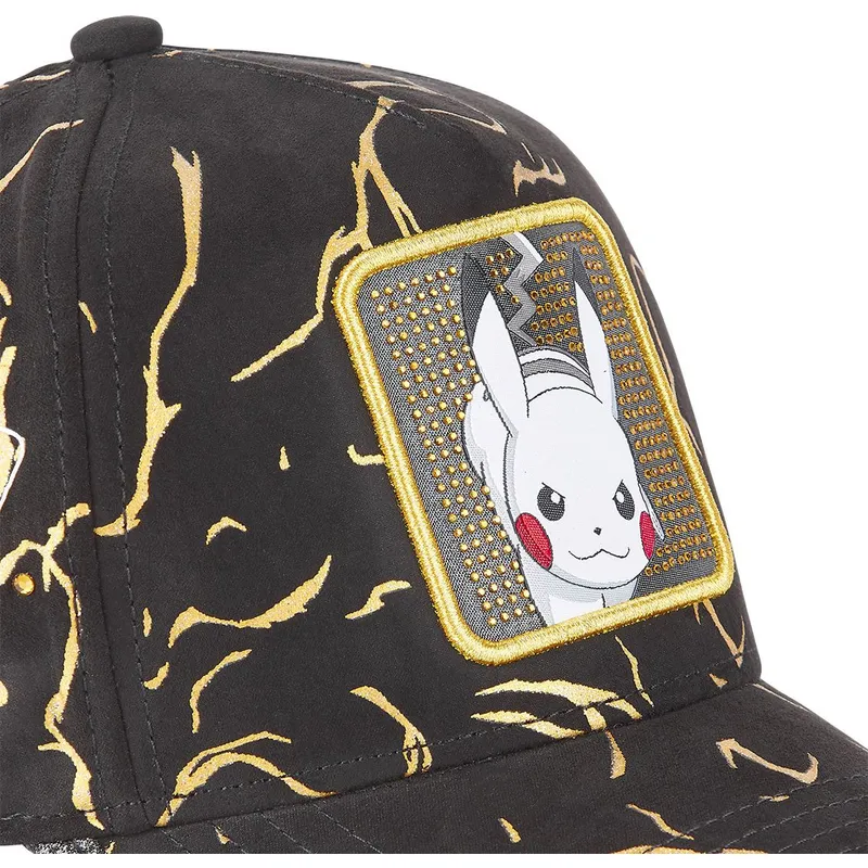 czapki-curva-czarny-tasma-regulowana-pikachu-pokemon-capslab