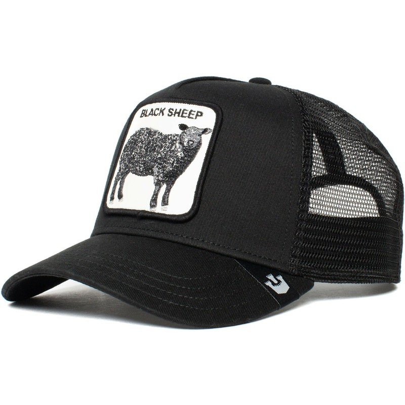 czapka-trucker-czarna-owca-naughty-lamb-goorin-bros