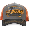 czapka-trucker-szara-i-pomaranczowa-fast-racing-arac-gre-von-dutch